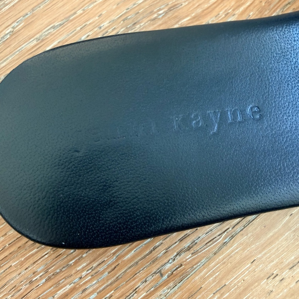 Jenni Kayne Dani Slides in Black. Size 40 - Picture 9 of 14